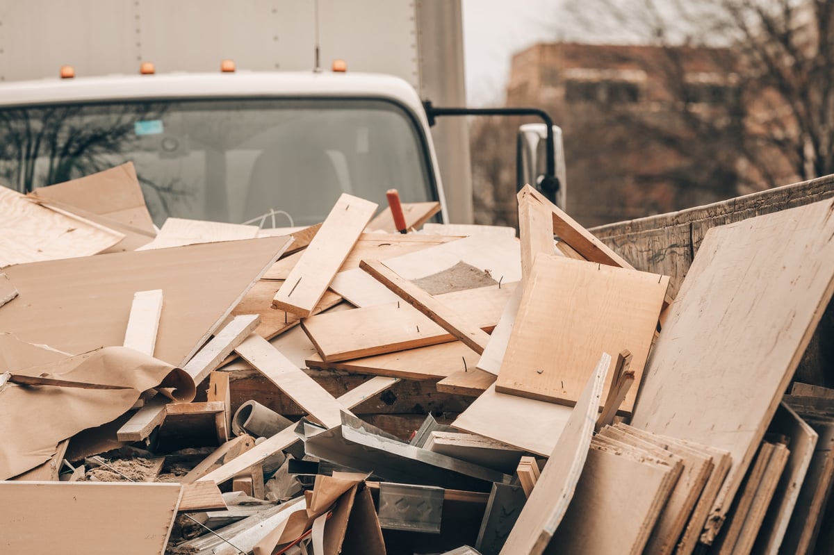 Debris removal cleared by Redline Junk Removal
